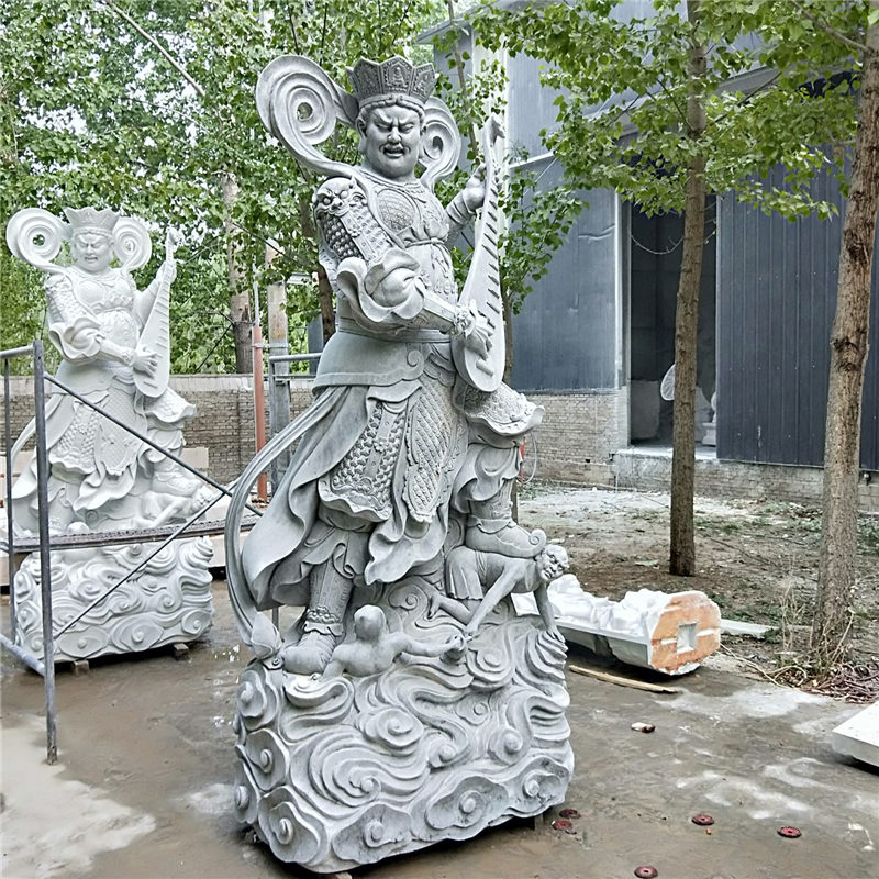 曲阳石材雕刻-四大天王雕刻
